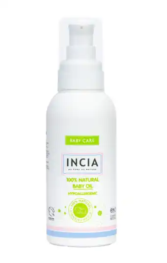 De Online Drogist Incia Baby Care 100% Natural Baby Oil aanbieding