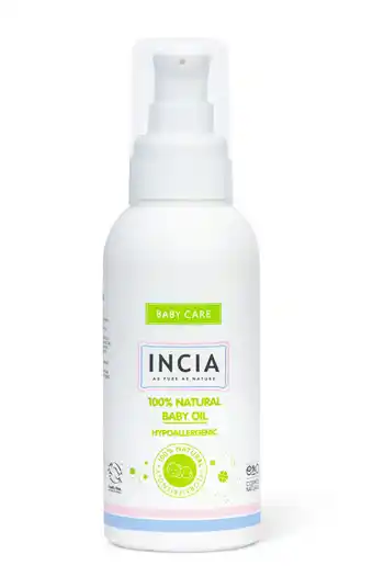 De Online Drogist Incia Baby Care 100% Natural Baby Oil aanbieding