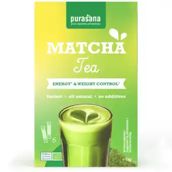 De Online Drogist Purasana Matcha Tea aanbieding