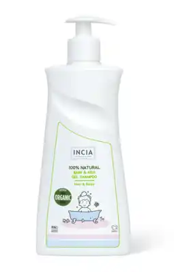 De Online Drogist Incia Hair & Body 100% Natural Baby & Kids Gel Shampoo aanbieding