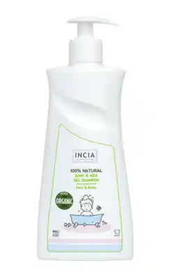 De Online Drogist Incia Hair & Body 100% Natural Baby & Kids Gel Shampoo aanbieding
