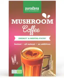 De Online Drogist Purasana Instant Mushroom Coffee aanbieding