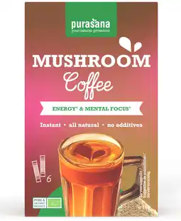 De Online Drogist Purasana Instant Mushroom Coffee aanbieding