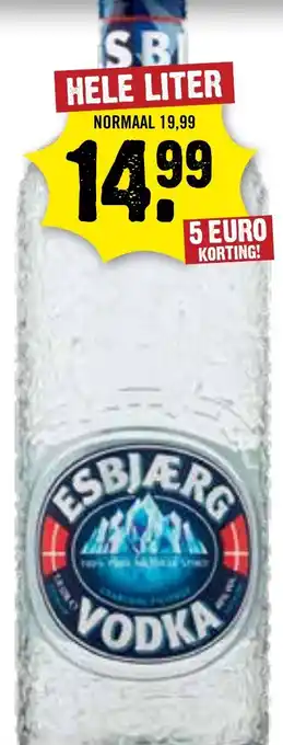 Dirck 3 Esbjaerg vodka aanbieding