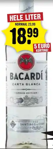 Dirck 3 Bacardí carta blanca aanbieding