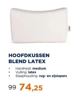 TotaalBED Hoofdkussen Blend latex | 12cm | aanbieding