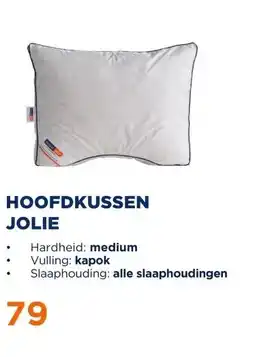 TotaalBED Hoofdkussen Jolie | kapok | aanbieding