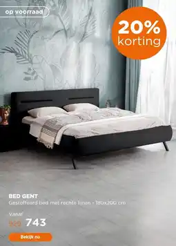 TotaalBED Bed Gent | 180x200 cm | voorraad aanbieding