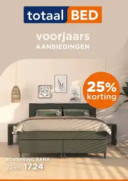 TotaalBED Boxspring Rana aanbieding