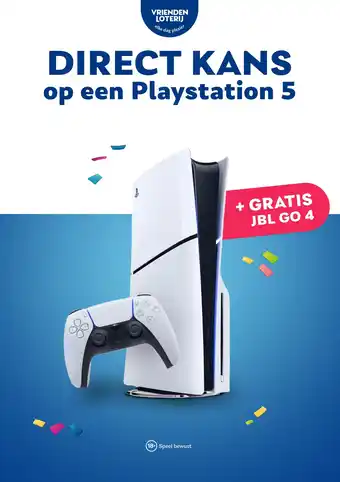 Vriendenloterij op een Playstation 5 aanbieding