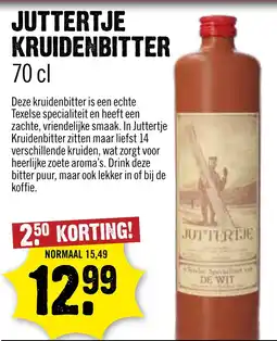 Dirck 3 Juttertje kruidenbitter aanbieding