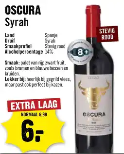 Dirck 3 Oscura syrah aanbieding