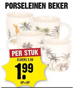 Dirck 3 Porseleinen beker aanbieding