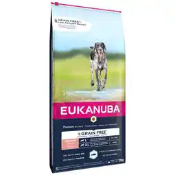 Zooplus 12kg Eukanuba Senior Large Breed Graanvrij Zeevis Hondenvoer droog aanbieding