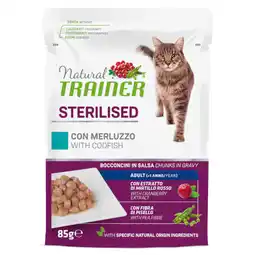 Zooplus 24 x 85 g Natural Trainer Adult Sterilised aanbieding