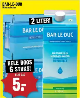 Dirck 3 Bar-le-duc mineraalwater aanbieding