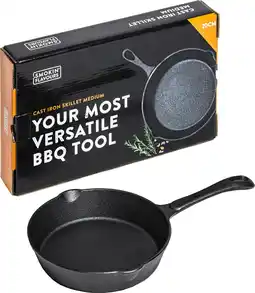 Bol.com Gietijzeren skillet pan Smokin' Flavours aanbieding