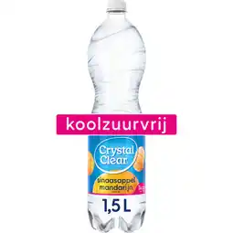 Jumbo Crystal Clear Koolzuurvrij Sinaasappel Mandarijn 1,5L aanbieding