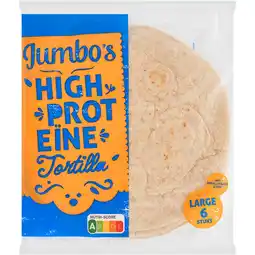 Jumbo Jumbo's High Proteïne Tortilla Large 6 Stuks aanbieding