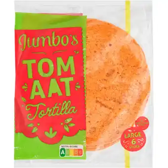 Jumbo Jumbo's Tomaat Tortilla Large 6 Stuks aanbieding