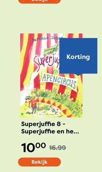 The Read Shop Superjuffie 8 - Superjuffie en het apencircus aanbieding