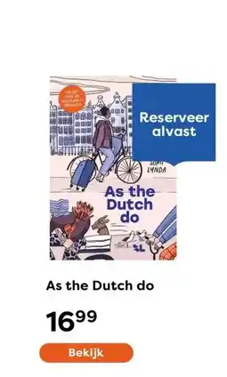 The Read Shop As the Dutch do aanbieding