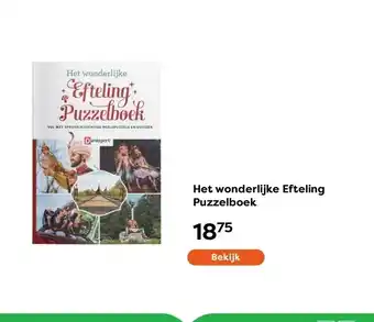 The Read Shop Het wonderlijke Efteling Puzzelboek aanbieding