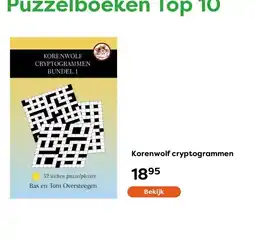 The Read Shop Korenwolf cryptogrammen aanbieding