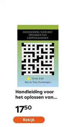 The Read Shop Handleiding voor het oplossen van cryptogrammen aanbieding