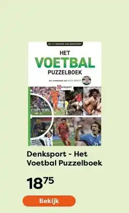 The Read Shop Denksport - Het Voetbal Puzzelboek aanbieding