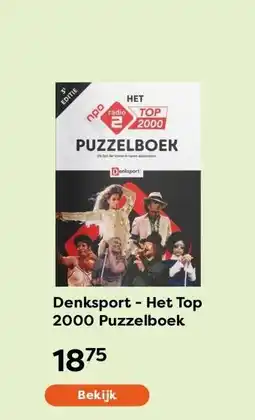 The Read Shop Denksport - Het Top 2000 Puzzelboek aanbieding