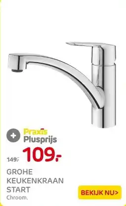 Praxis GROHE KEUKENKRAAN START aanbieding