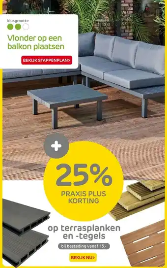 Praxis 25% PRAXIS PLUS KORTING aanbieding