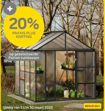 Praxis 20% PRAXIS PLUS KORTING aanbieding