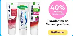 Plein.nl Parodontax en Sensodyne Base aanbieding