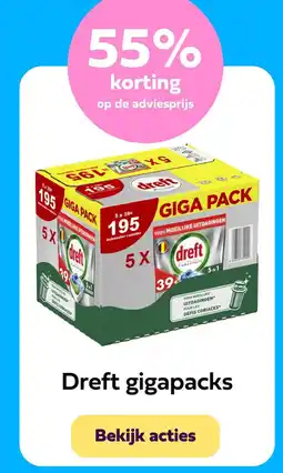 Plein.nl Dreft gigapacks aanbieding