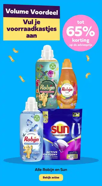 Plein.nl Alle Robijn en Sun aanbieding