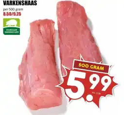 MCD Supermarkt VARKENSHAAS aanbieding