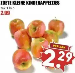 MCD Supermarkt ZOETE KLEINE KINDERAPPELTJES aanbieding