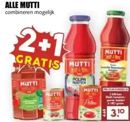 MCD Supermarkt ALLE MUTTI aanbieding