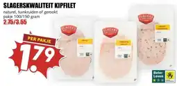 MCD Supermarkt SLAGERSKWALITEIT KIPFILET aanbieding