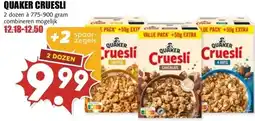 MCD Supermarkt QUAKER CRUESLI aanbieding