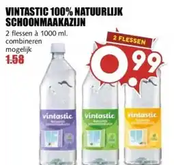 MCD Supermarkt VINTASTIC 100% NATUURLIJK SCHOONMAAKAZIJN aanbieding