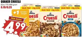 MCD Supermarkt QUAKER CRUESLI aanbieding