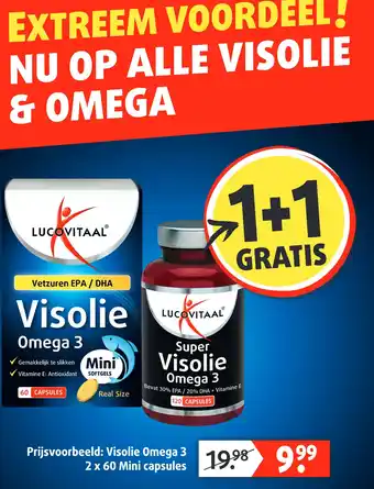 Lucovitaal Visolie Omega 3 aanbieding