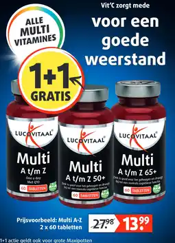 Lucovitaal ALLE MULTI VITAMINES aanbieding