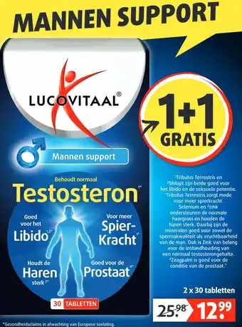 Lucovitaal MANNEN SUPPORT aanbieding