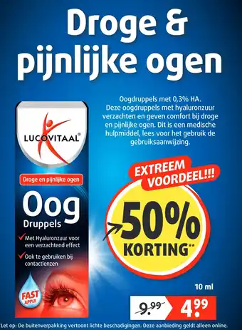 Lucovitaal Droge & pijnlijke ogen aanbieding