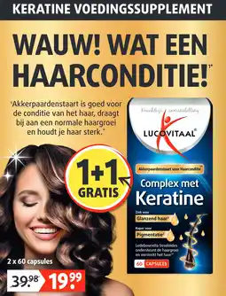 Lucovitaal KERATINE VOEDINGSSUPPLEMENT aanbieding