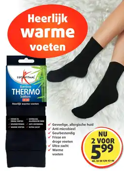 Lucovitaal Heerlijk warme voeten aanbieding